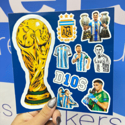 planchita stickers (15x16cm)  vinilo blanco